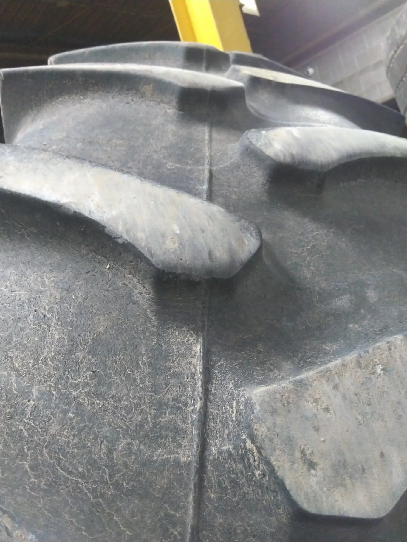 Used 480/80R50 159B Firestone Deeptread 23 TL R-1W 45-50% On 15 x 50 12-32.047-30.078 Rim & Rail image 3