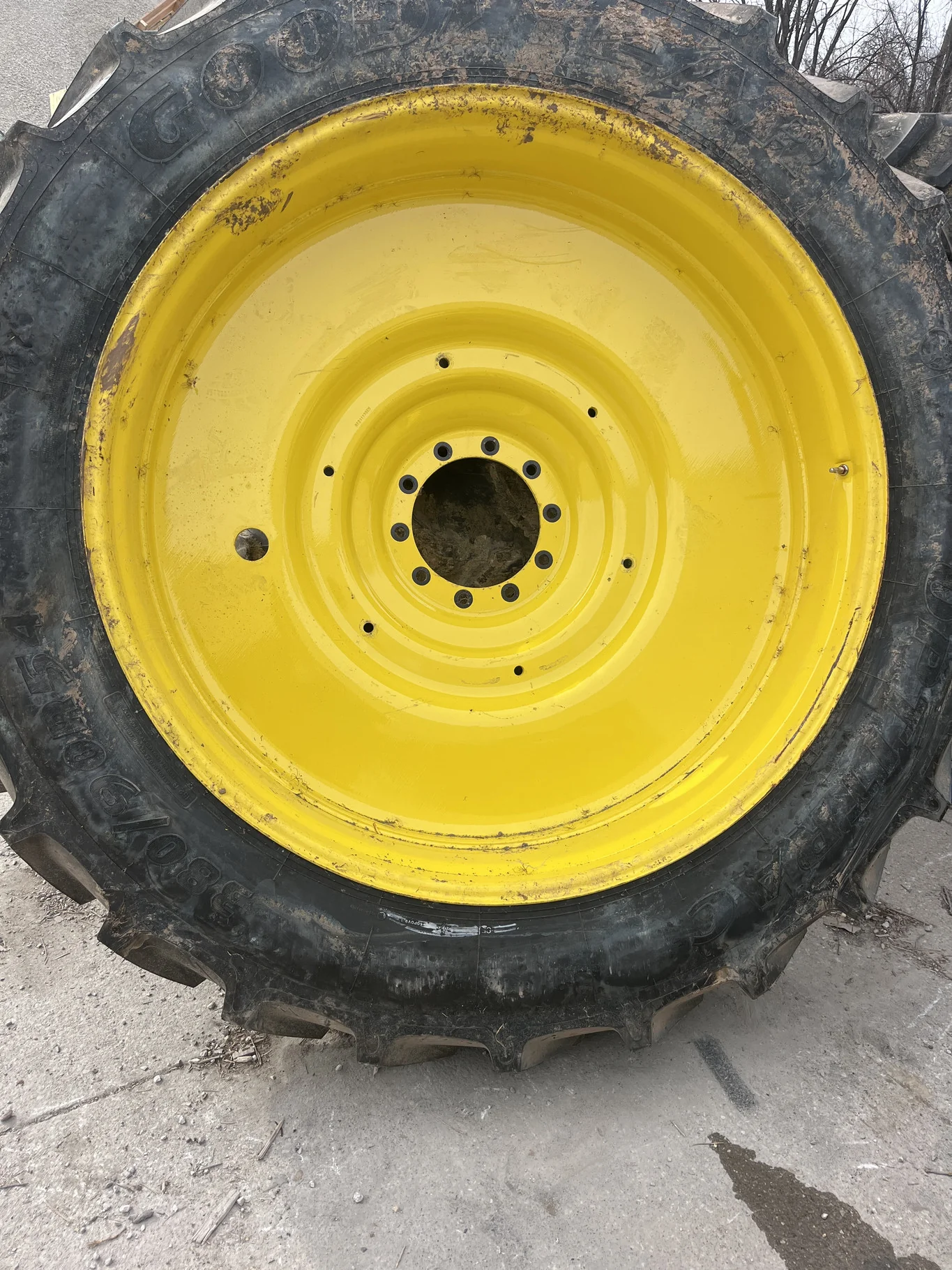 Take-Off 380/90R54 152D Goodyear Optitrac TL R-1W 95-100% On 12 x 54 10-13.19-11.07 Dual image 2
