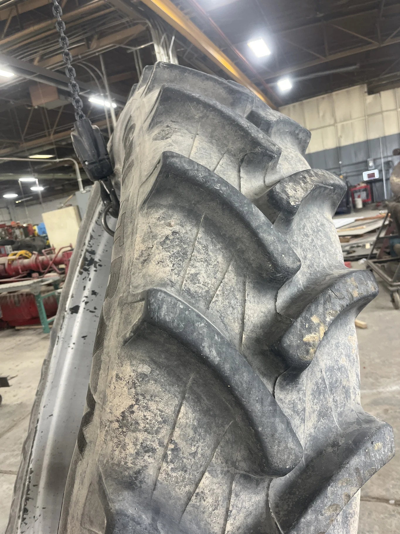 Used 380/90R54 152A Maxam AgriXtran TL R-1W 80-85% On 12 x 54 10-13.19-11.07 Titan Silver Dual image 3