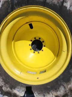 Used 580/85R42 Firestone DT 80% on 18 x 42 10 Bold JD Outside Dolly Dual image 3
