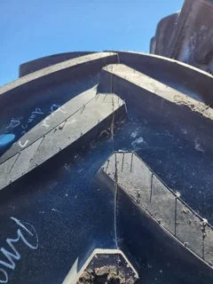Used 710/70R38 Mitas AC65 R1W 169A8 mounted on 23 x 38 Rogator 12 Bolt Sprayer Wheel image 6