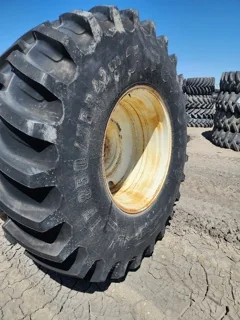Take-Off IF 850/75R42 Firestone CFO R1-W Deep Tread 23 on 42 x 28 (10-13.19-11.07) NH white wheel image 2