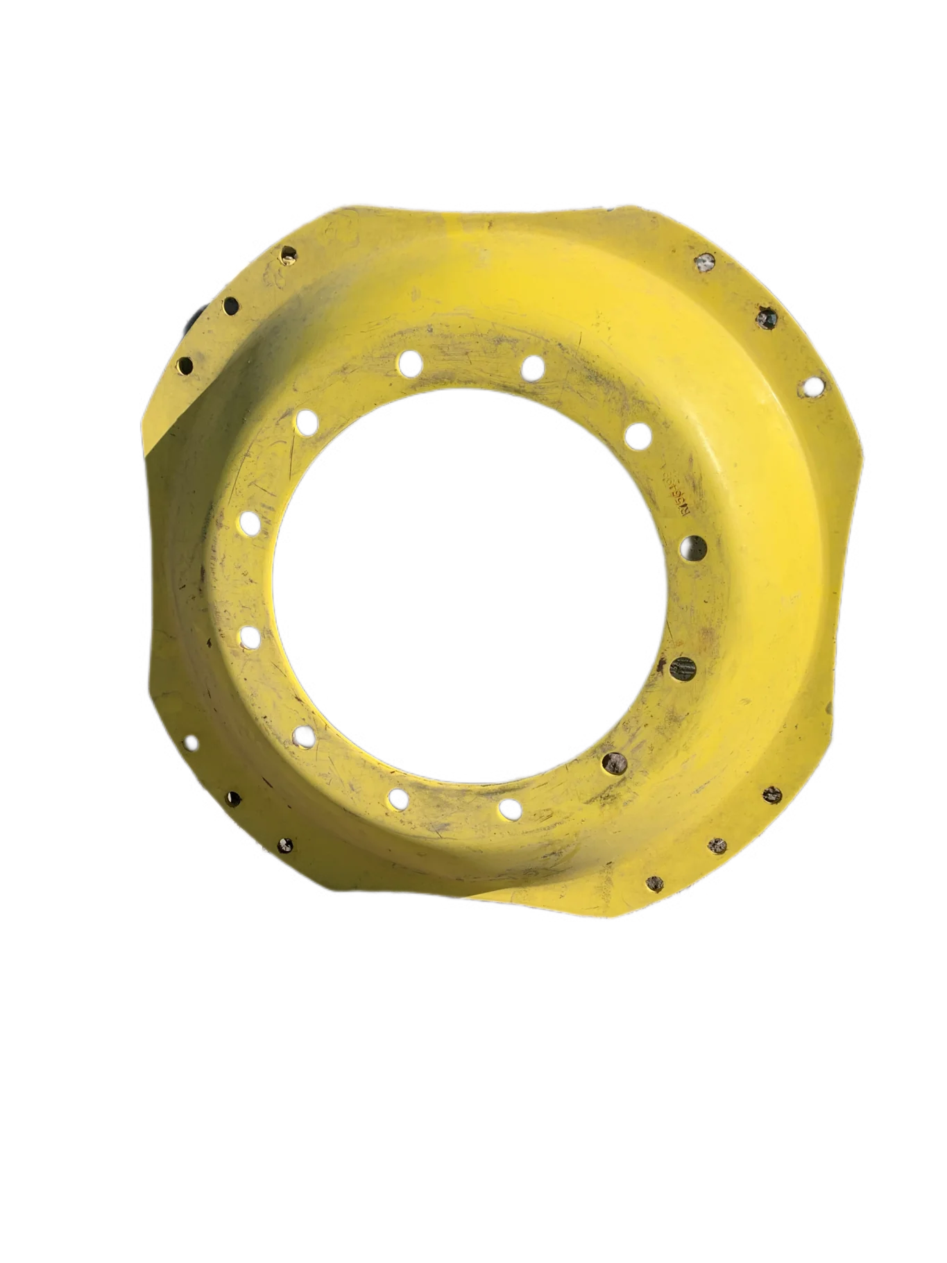 USED DISC 34" JD Yellow 12-16-15 Faded Paint/Rust Spots/Paint Scratches