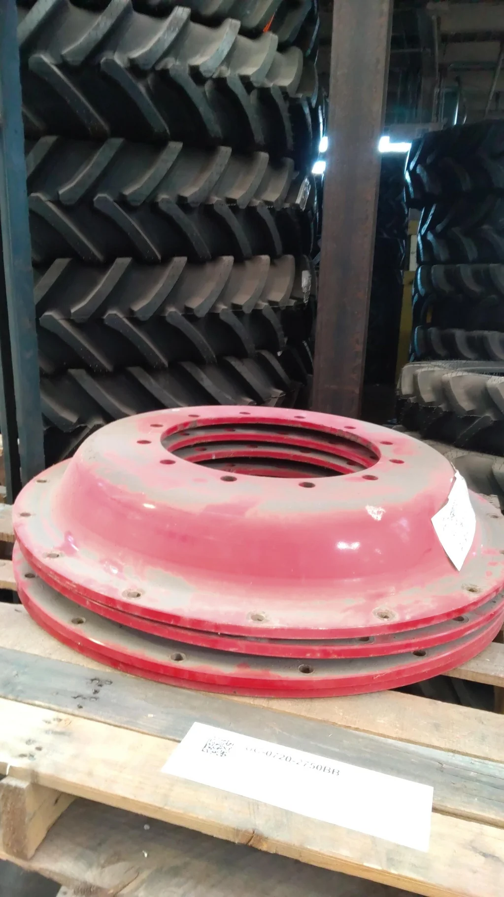 Used 34" 12-16.732-14.62 FENDT RED DISC image 4