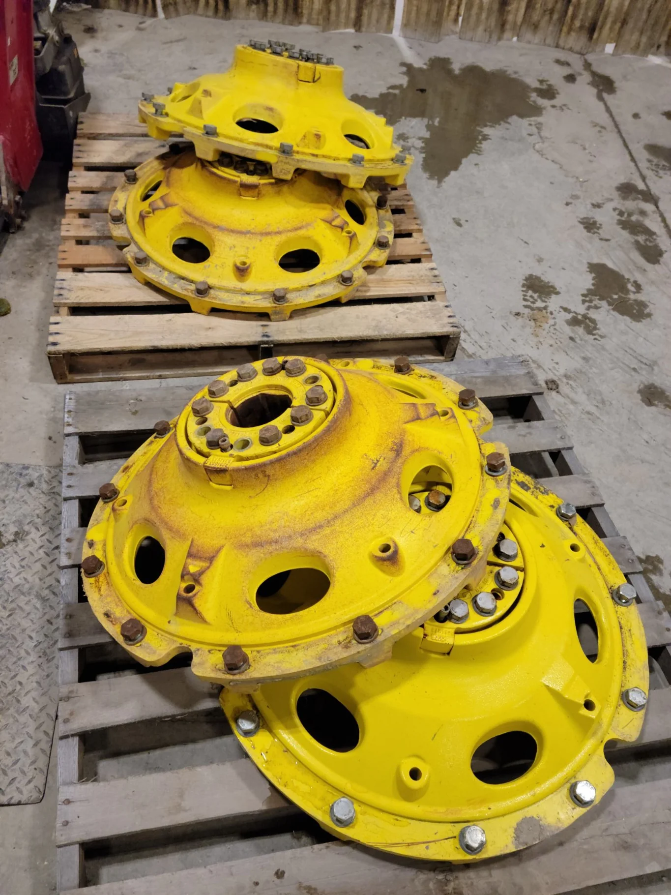 Used 12-32.047 JD Cast 120 mm Axle ( Hardware Included image 2