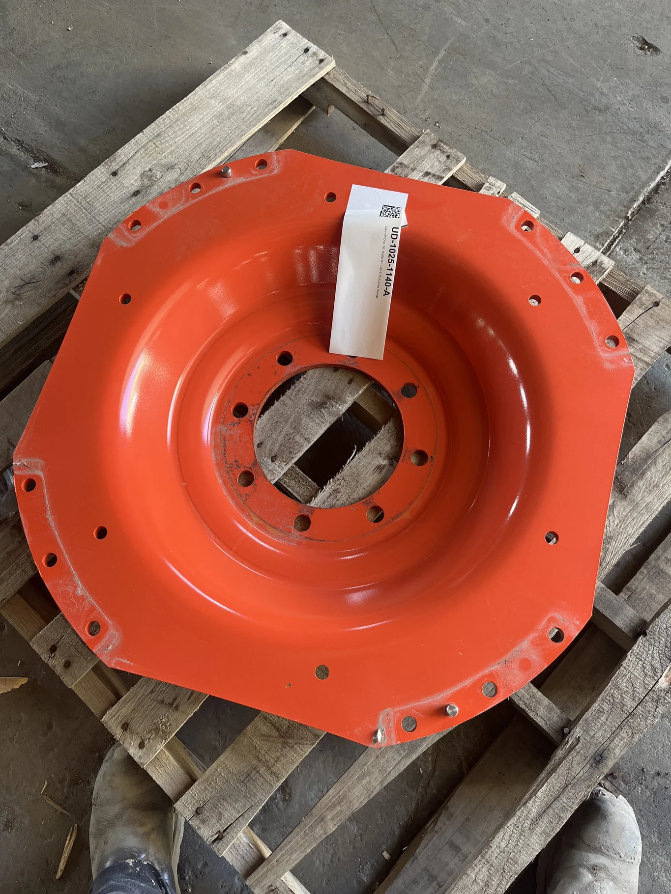 Take-Off Disc 38" Waffle 8-10.82-8.78 Kubota Orange