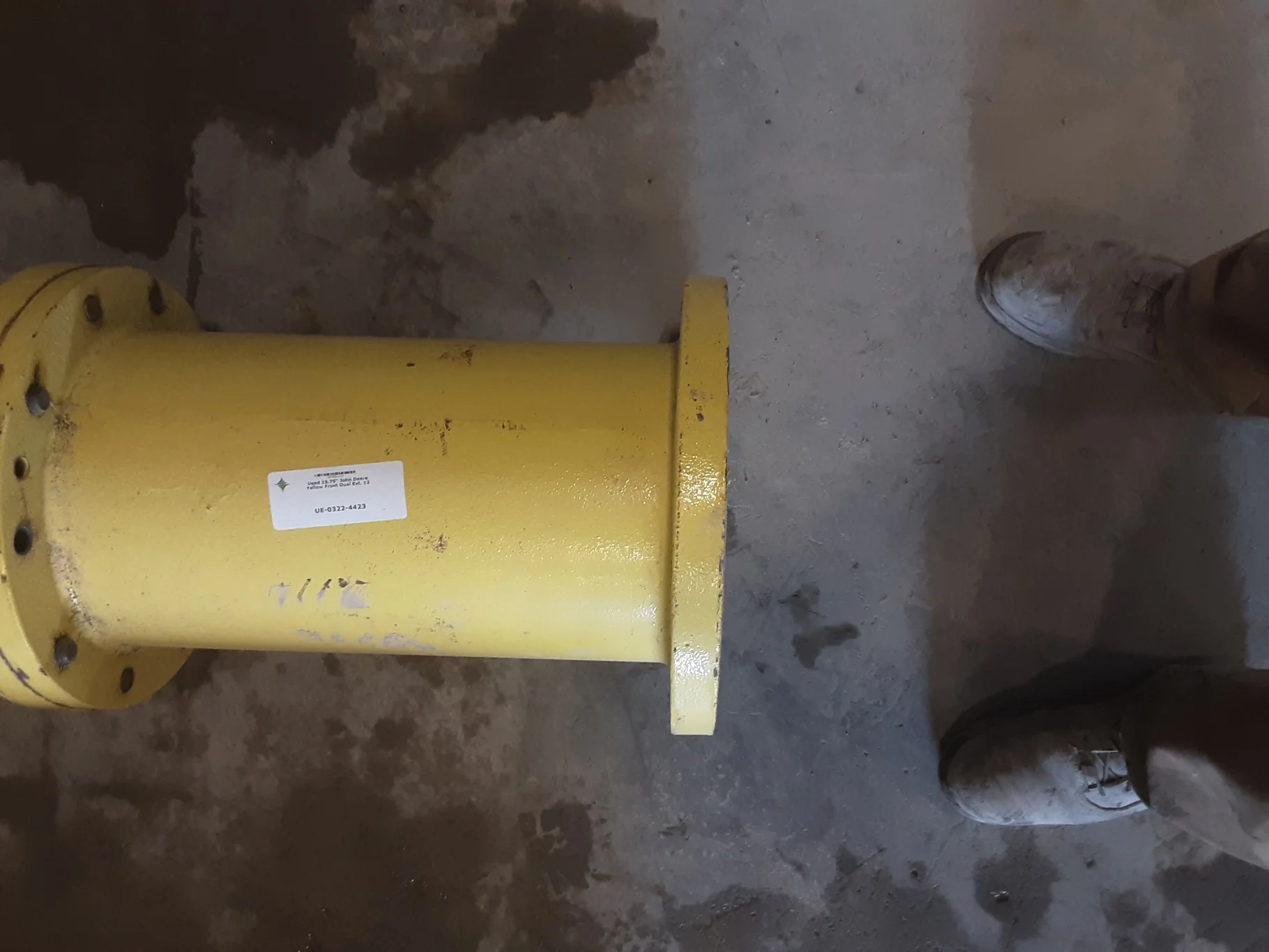 Used 21" Extension John Deere Yellow Front Dual 10 Bolt (with Hardware) image 3