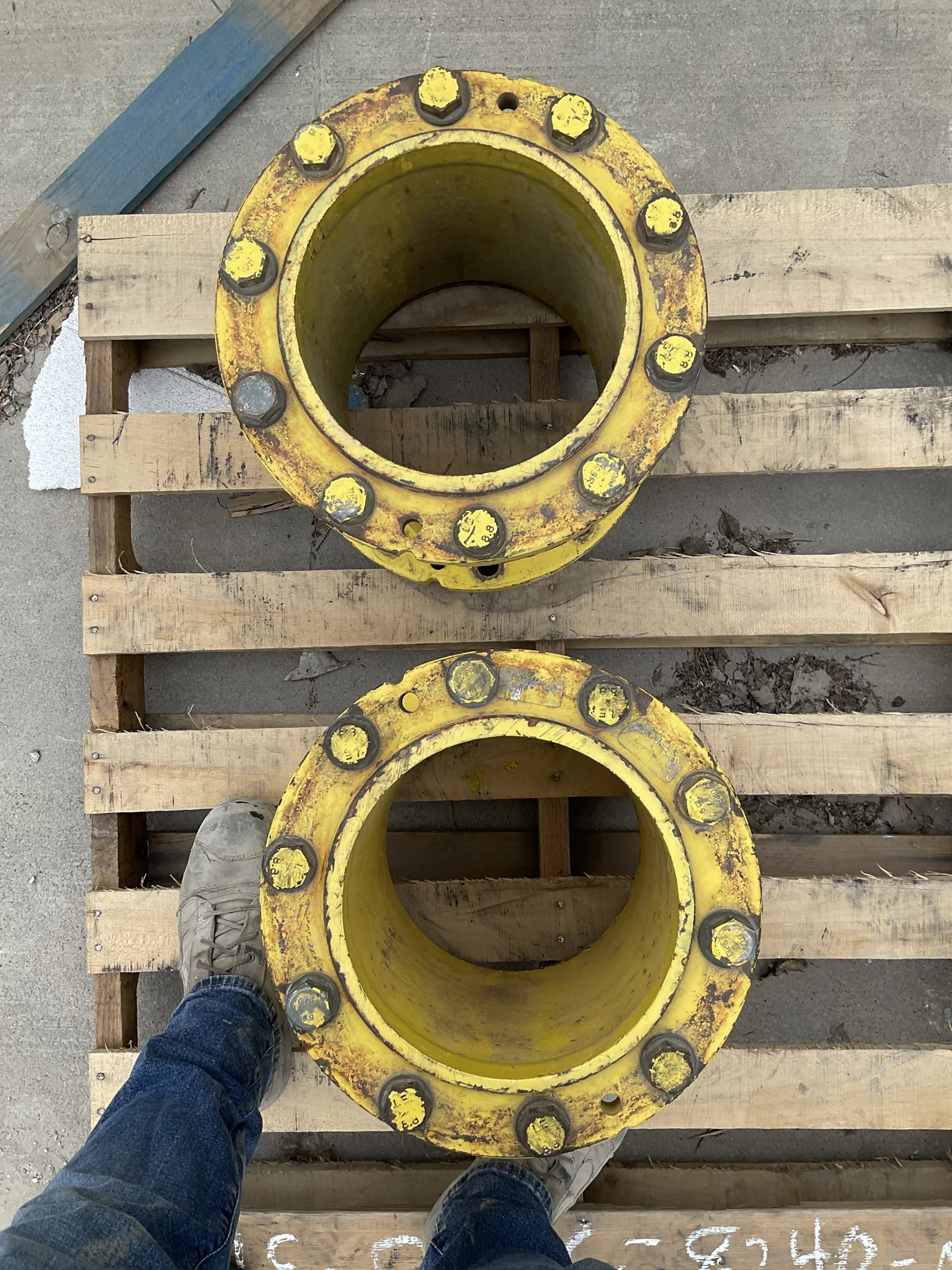 Used 13" Hub Extension Yellow