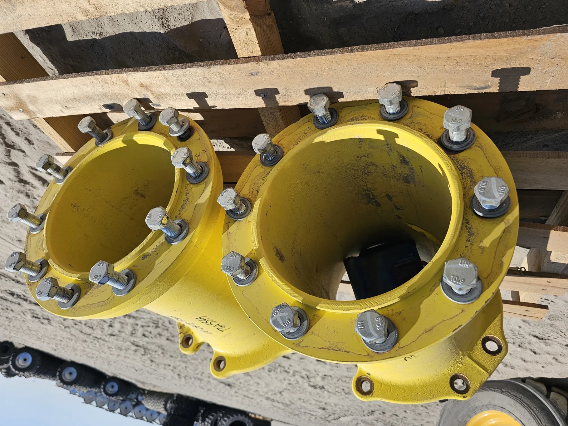 Used 20" Extension Large 12 Bolt OE Front Dual (Missing donut piece) image 3