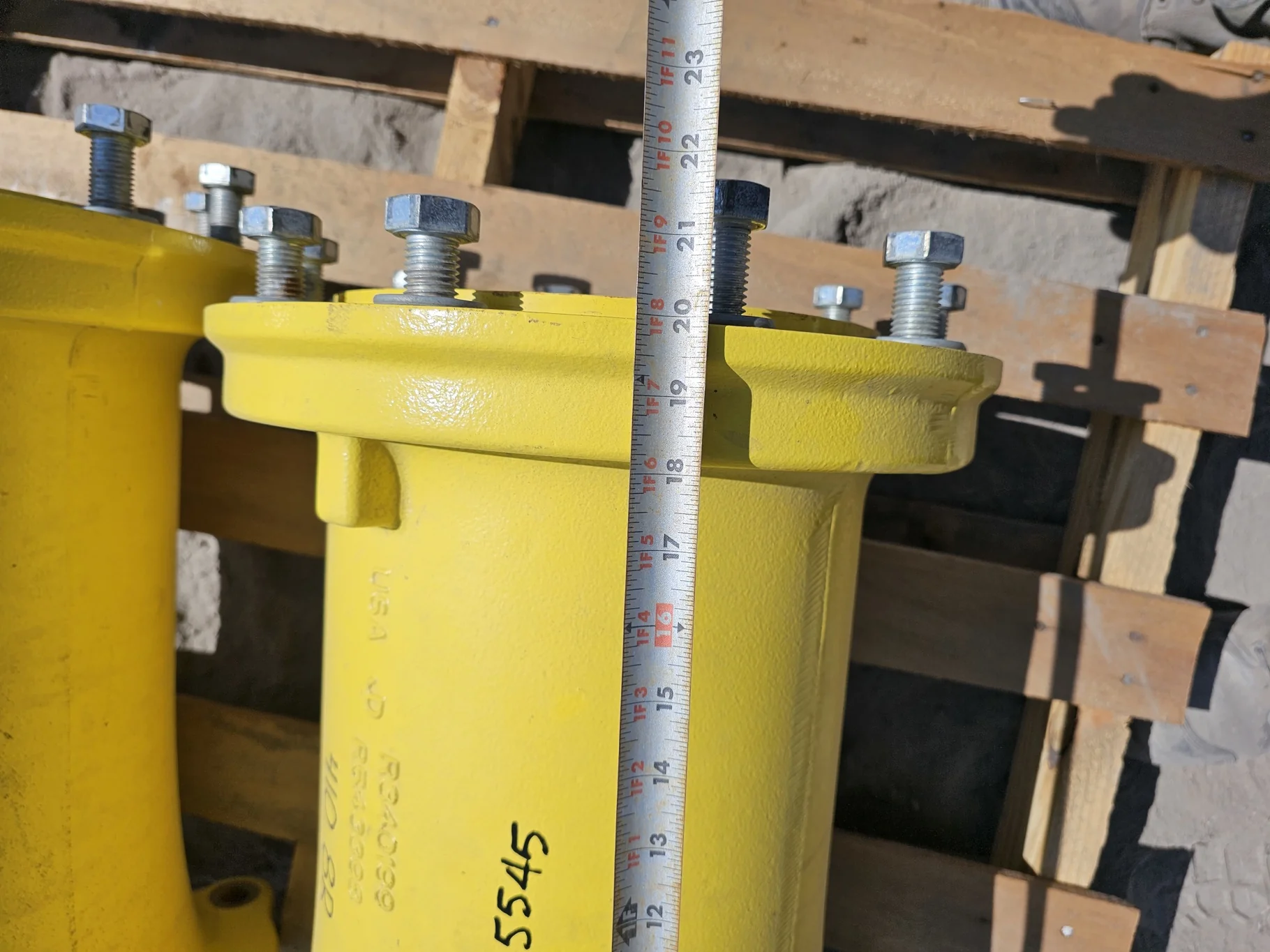 Used 20" Extension Large 12 Bolt OE Front Dual (Missing donut piece) image 4