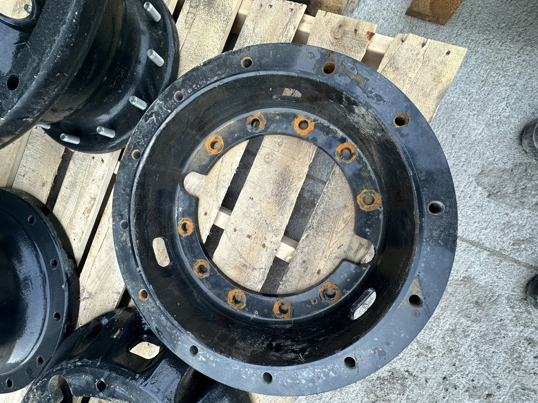 Take-Off 15.50" Extension OEM Black 12-Bolt Hub (FONT) w/Hardware