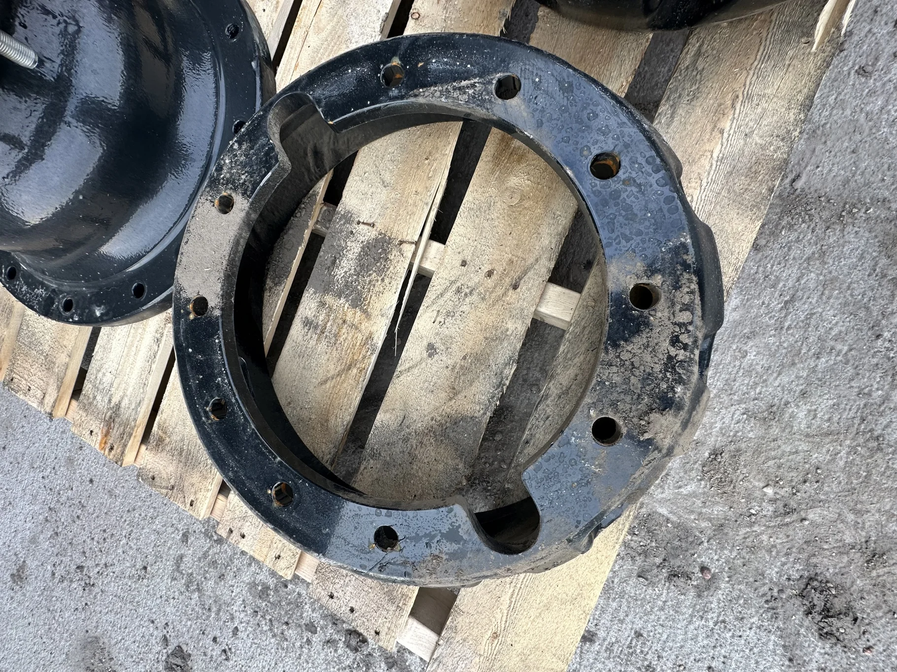 Take-Off 15.50" Extension OEM Black 12-Bolt Hub (FONT) w/Hardware image 2