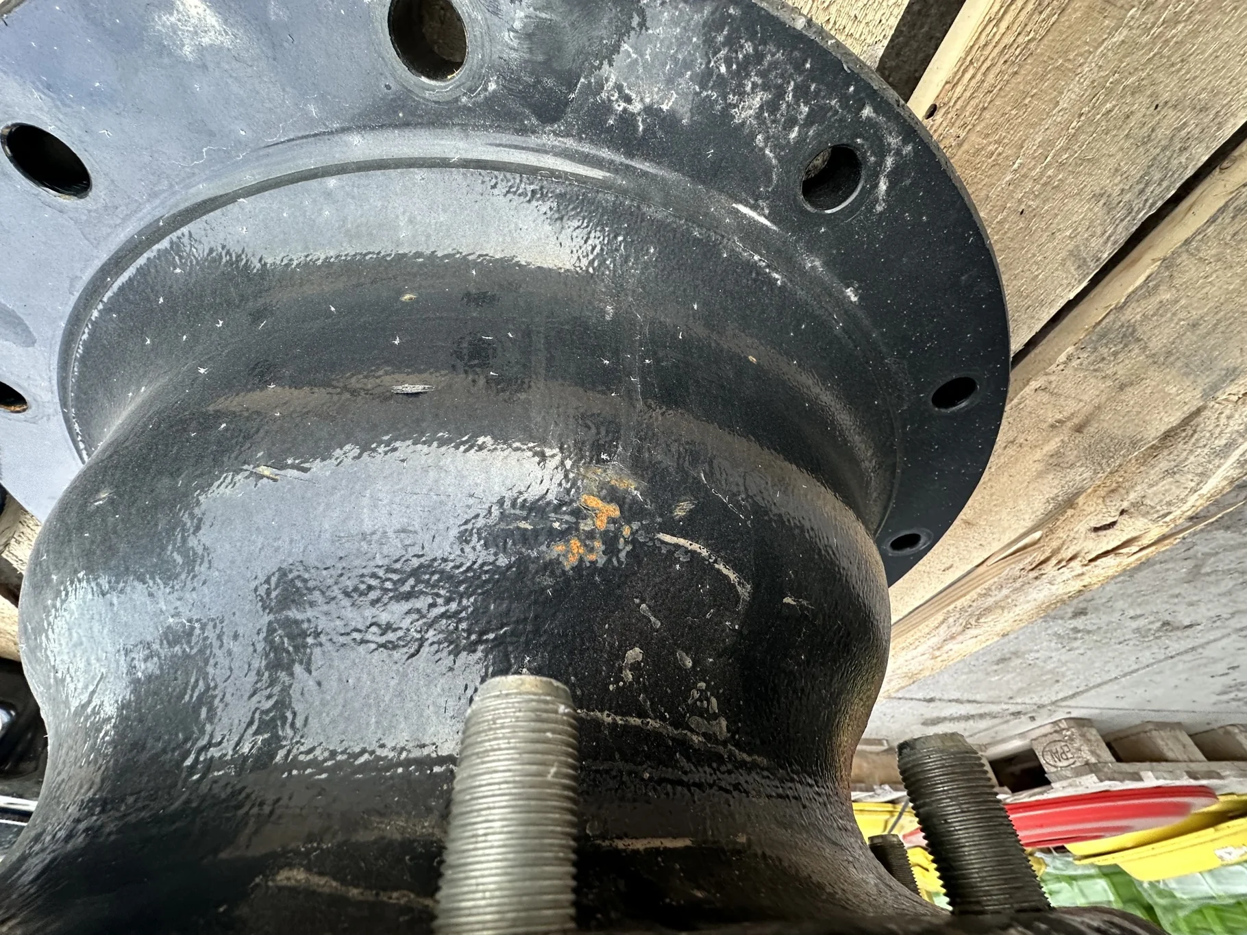 Take-Off 15.50" Extension OEM Black 12-Bolt Hub (FONT) w/Hardware image 5