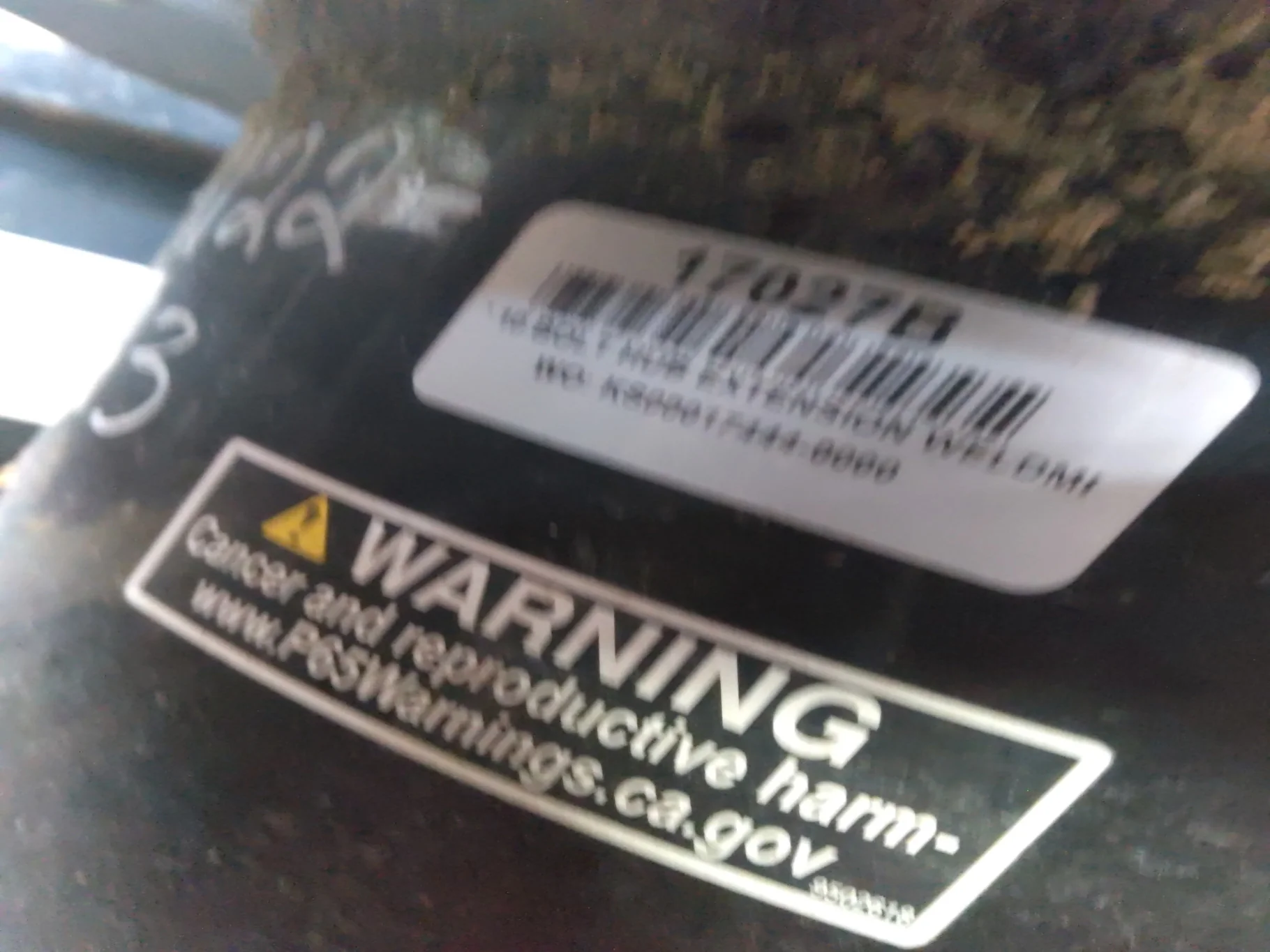 Used 10" Extension 10 BOLT HUB FOR AGCO OE HUB 7/8"UNC THREAD BLACK w/ HDW image 3