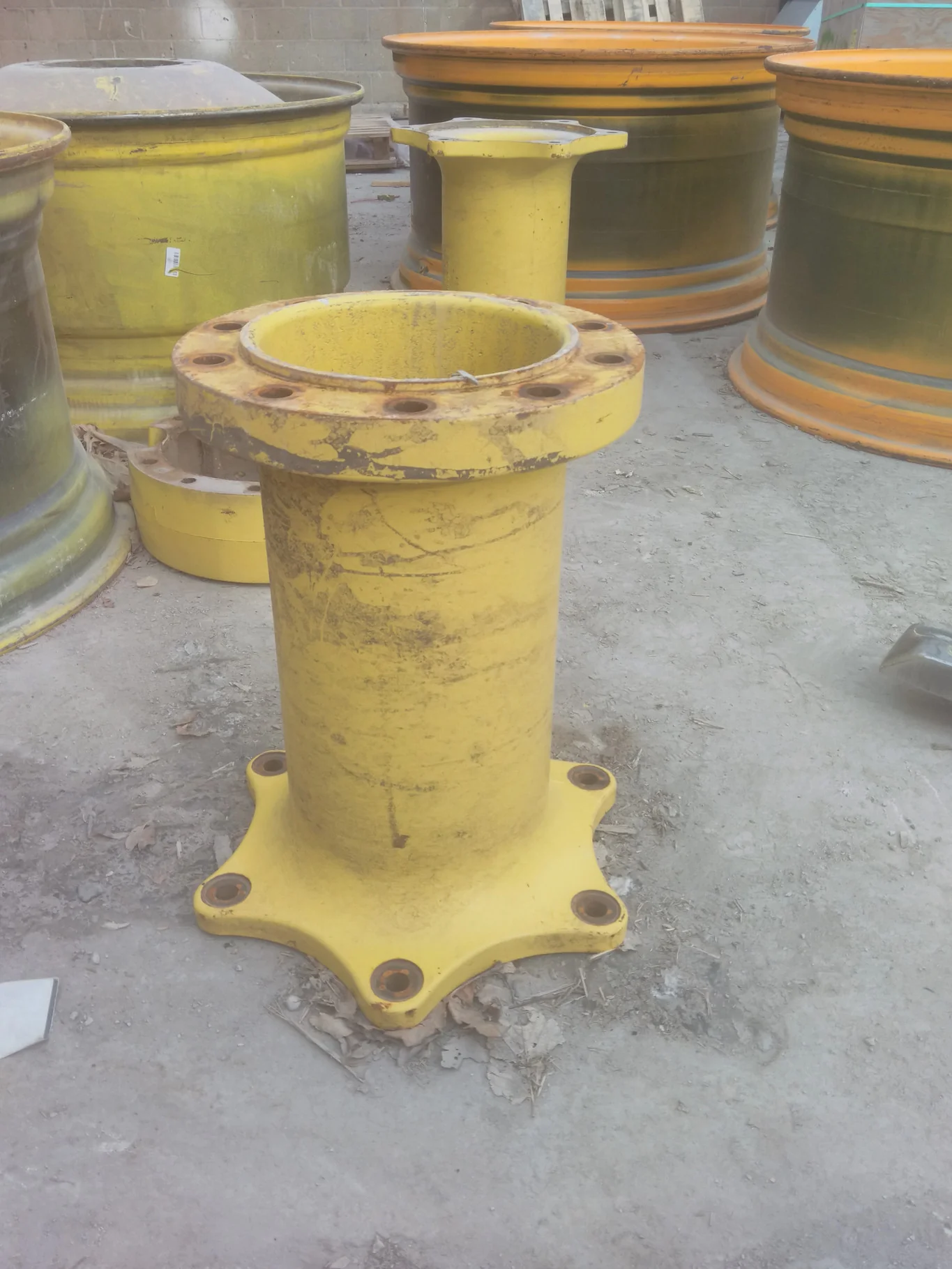 Used 21.5 JD OE Hub Extensions With 6 Inch Spacer (12-16.732-14.620) (10-13.19-11.07) With Hardware image 3