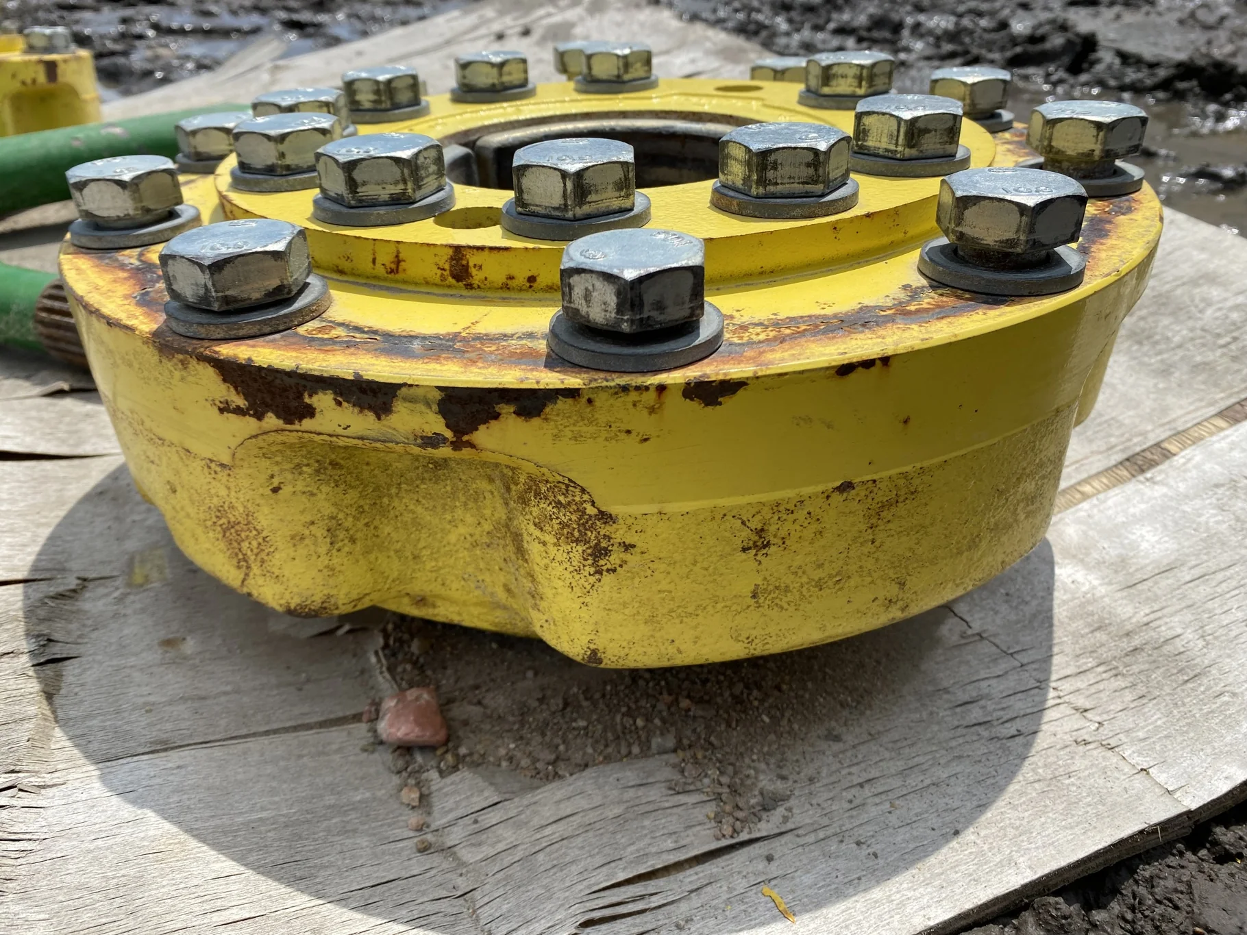 Used HUB 120mm John Deere 10 Bolt (Rust Spots) image 2