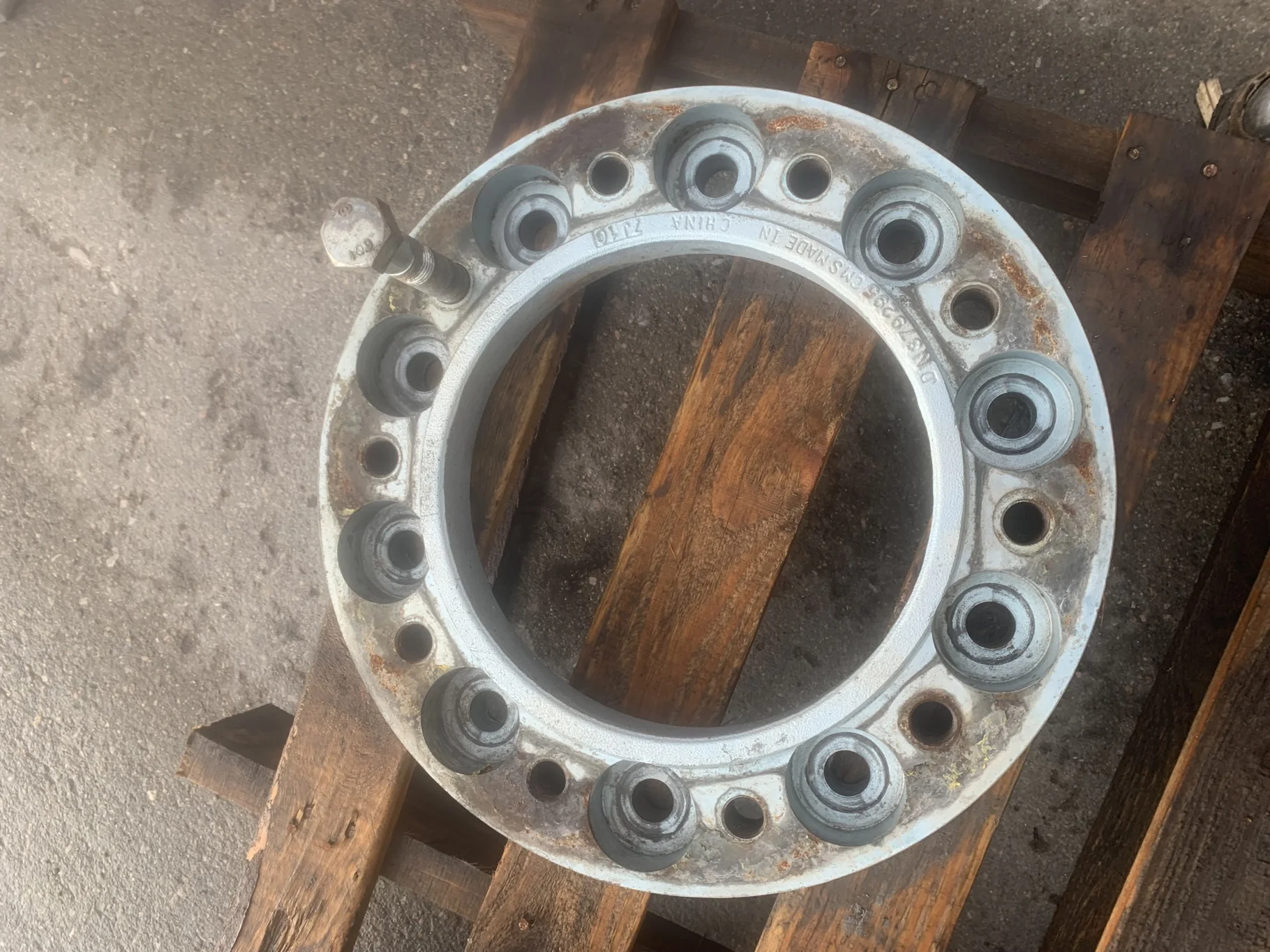 Used 2" 10 Bolt 22MM Spacer Ring (coarse thread) no hardware