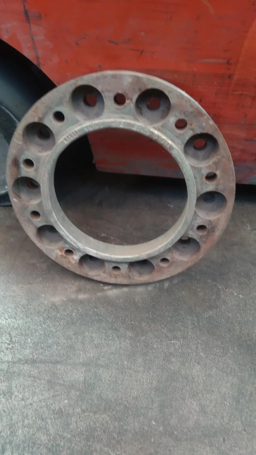 Used 2" Spacer 10 Bolt John Deere Yellow (NO HARDWARE) image 3