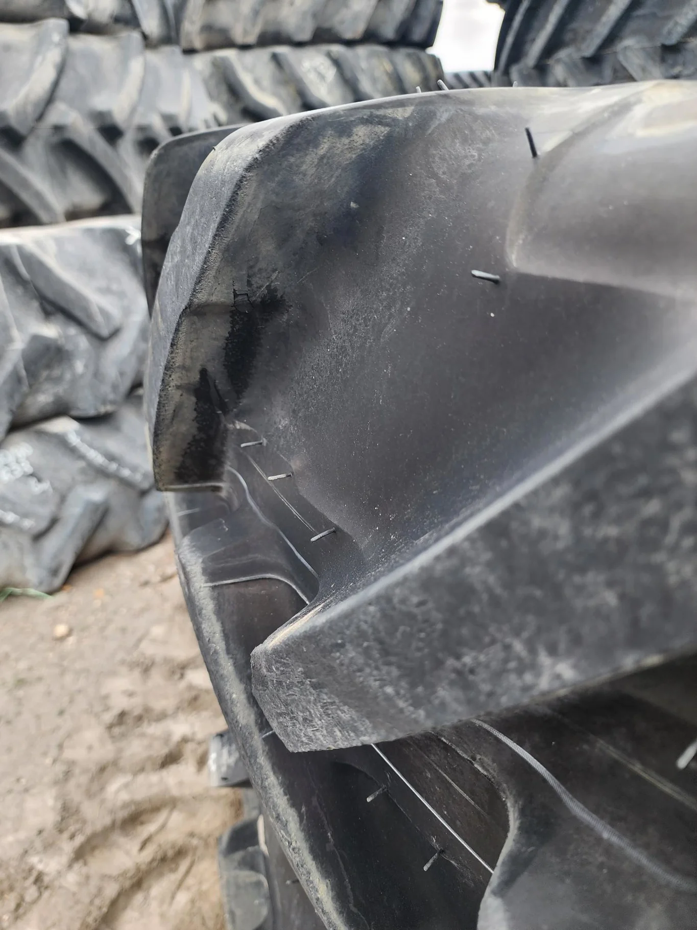 Used 420/85R38 Michelin AgriBib ll  R-1W (147A8/147B) TL  85% (Lug Stubble) image 5