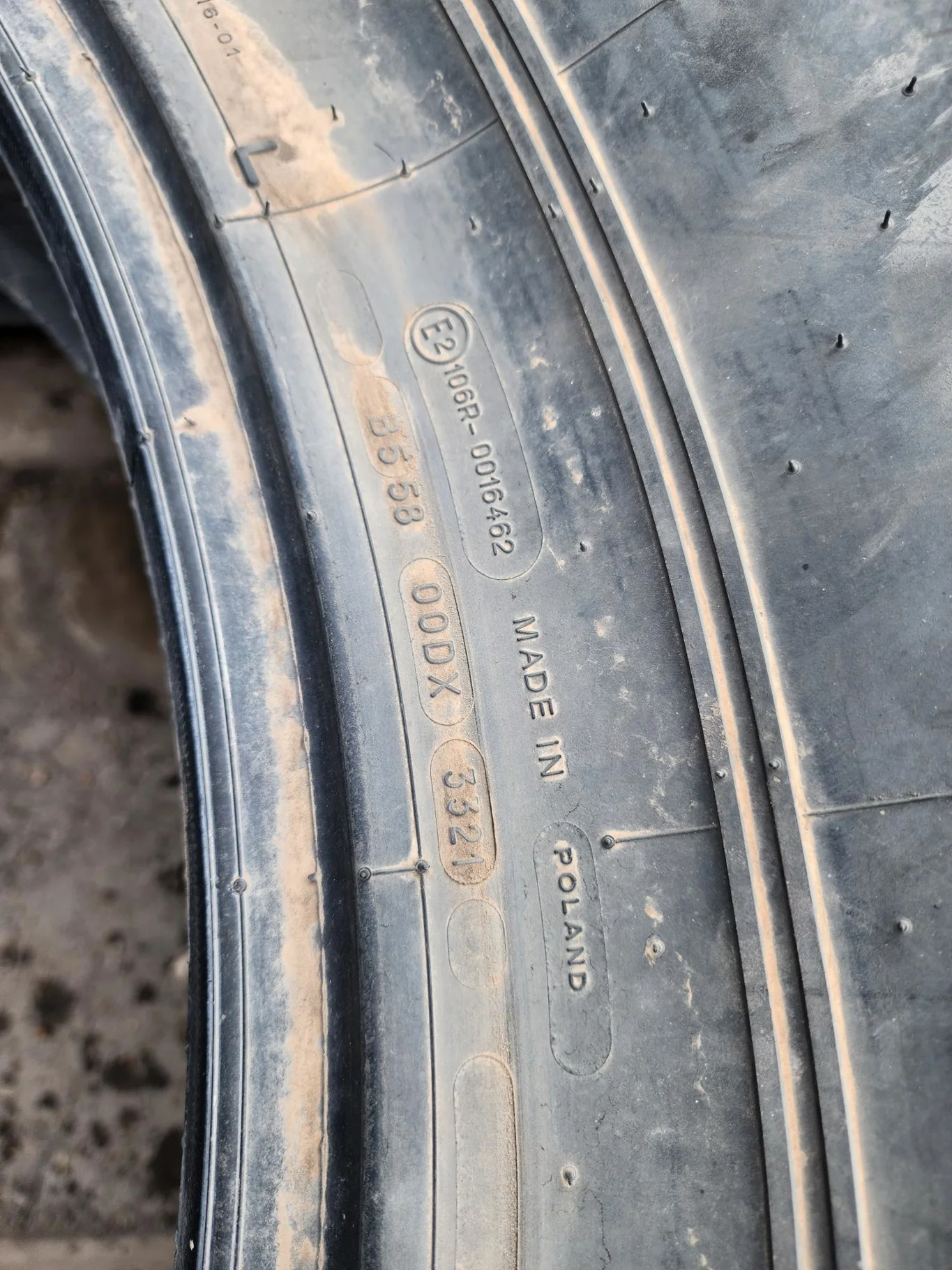 Used 420/85R38 Michelin AgriBib ll  R-1W (147A8/147B) TL  85% (Lug Stubble) image 7