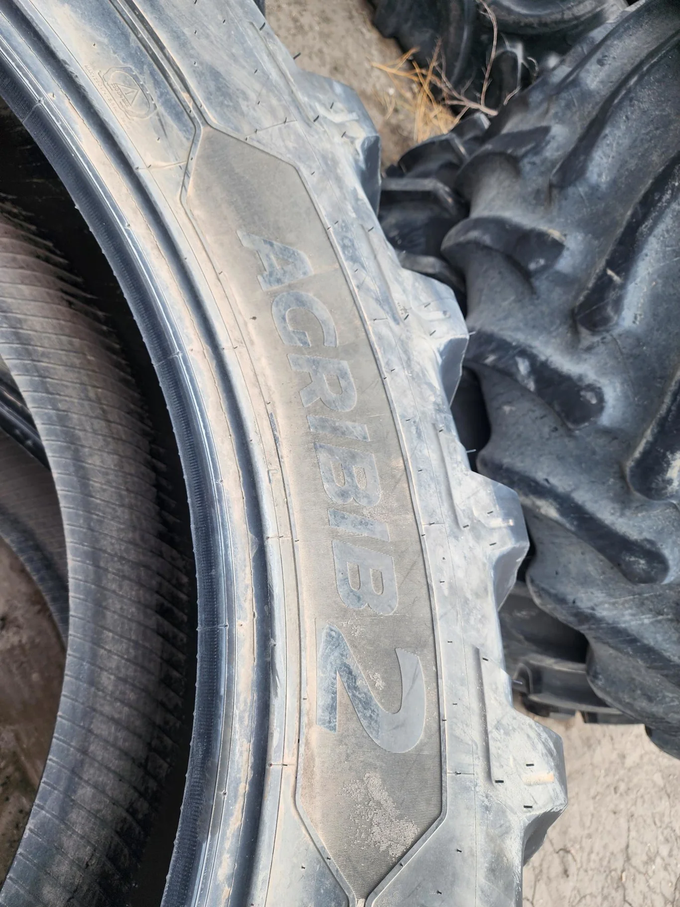 Used 420/85R38 Michelin AgriBib ll  R-1W (147A8/147B) TL  85% (Lug Stubble) image 8