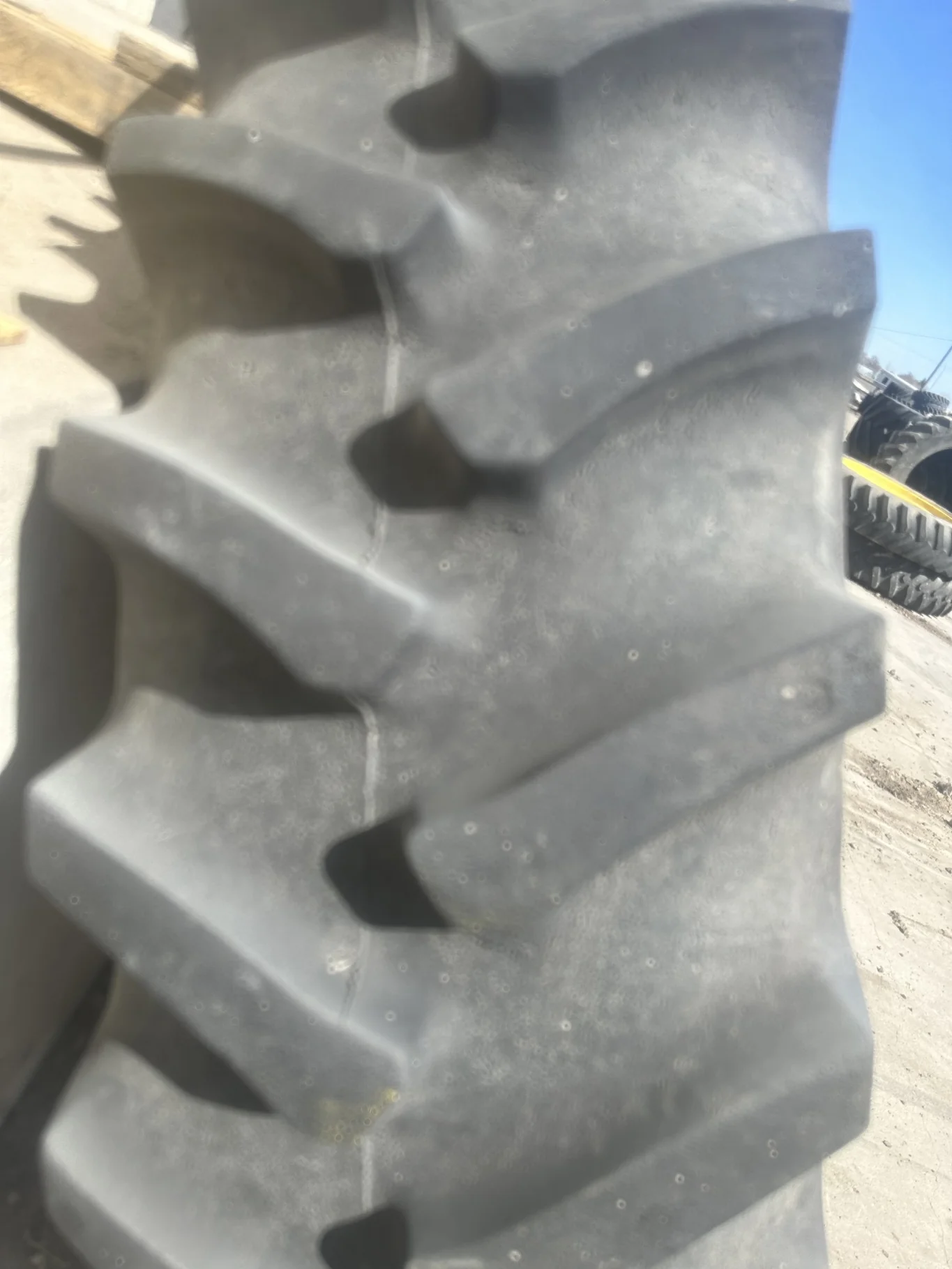 Used 420/85R34 147B Firestone Radial All Traction Deep Tread R-1W TL 45%
