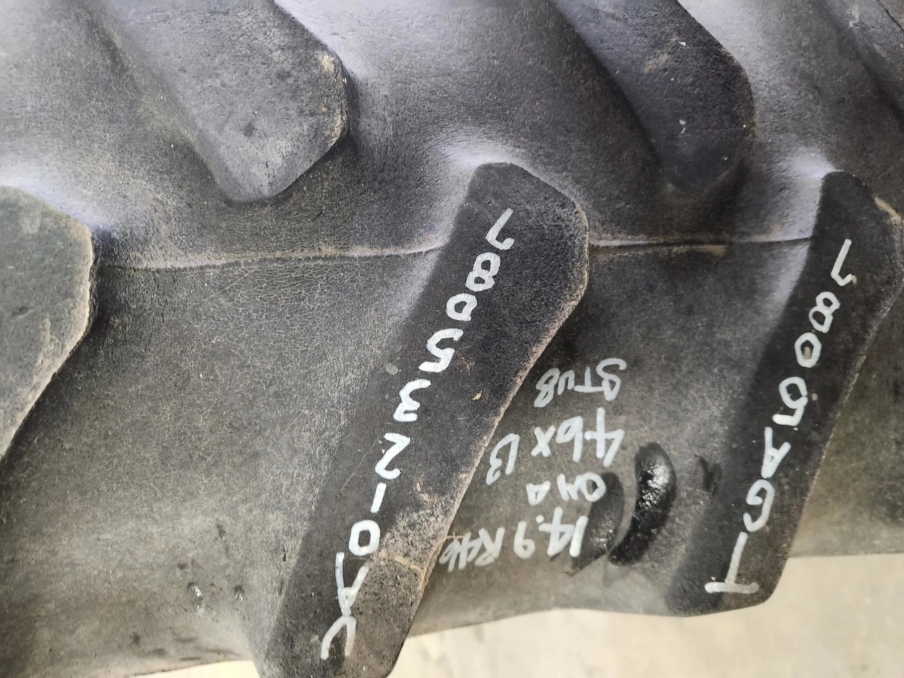 Used 14.9R46 145B Firestone Radial All Traction 23 TL R-1 40%