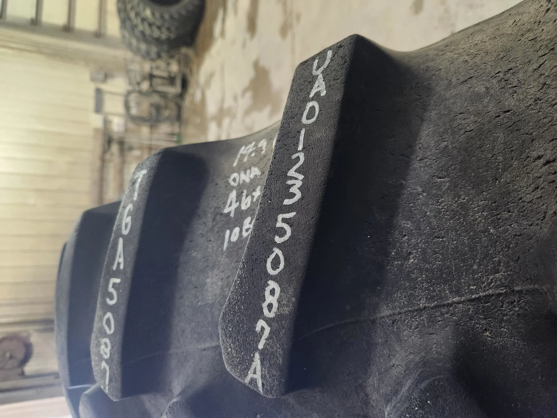 Used 14.9R46 145B Firestone Radial All Traction 23 TL R-1 80%