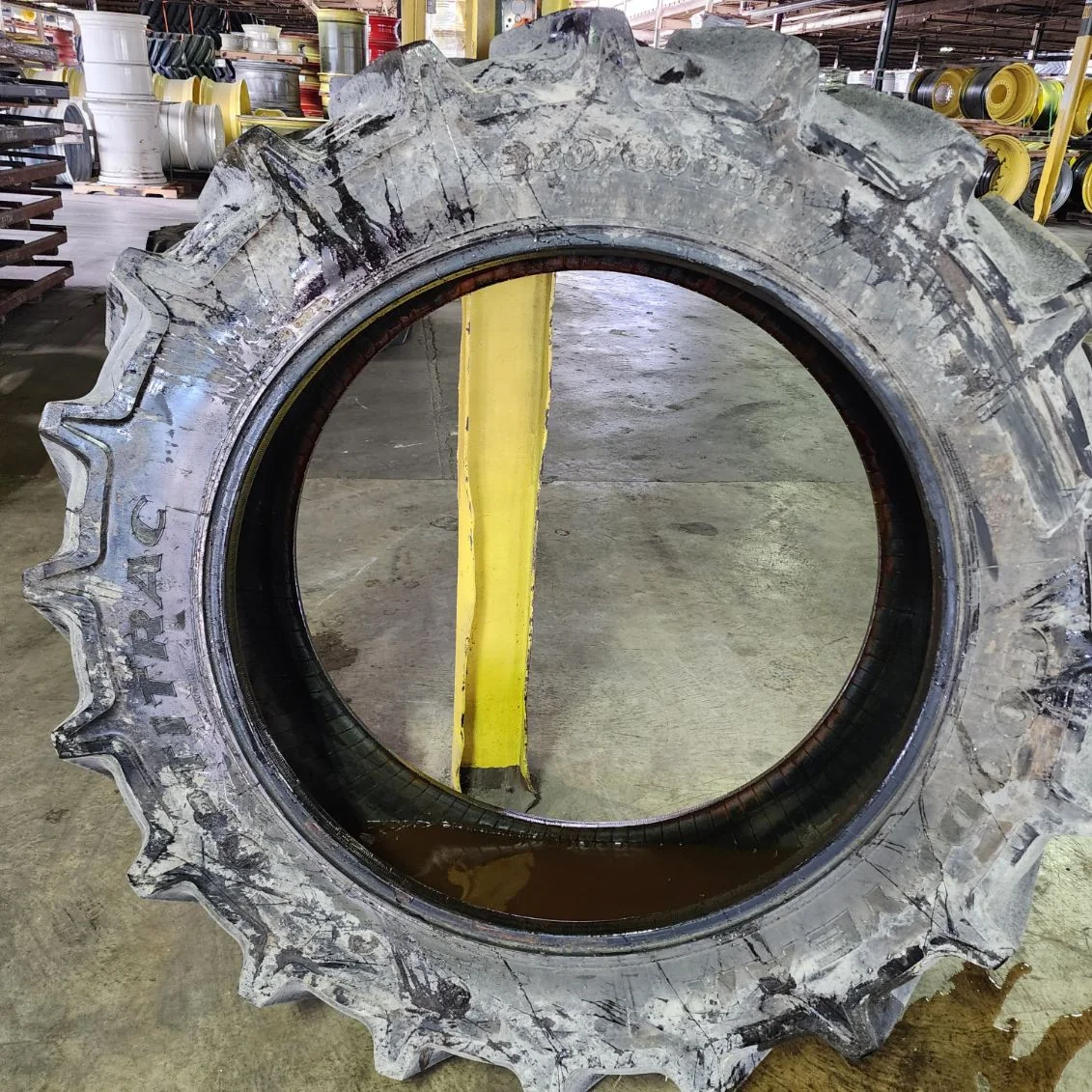 Used 380/80R38 142D Goodyear Optitrac TT R-1W 95-100%