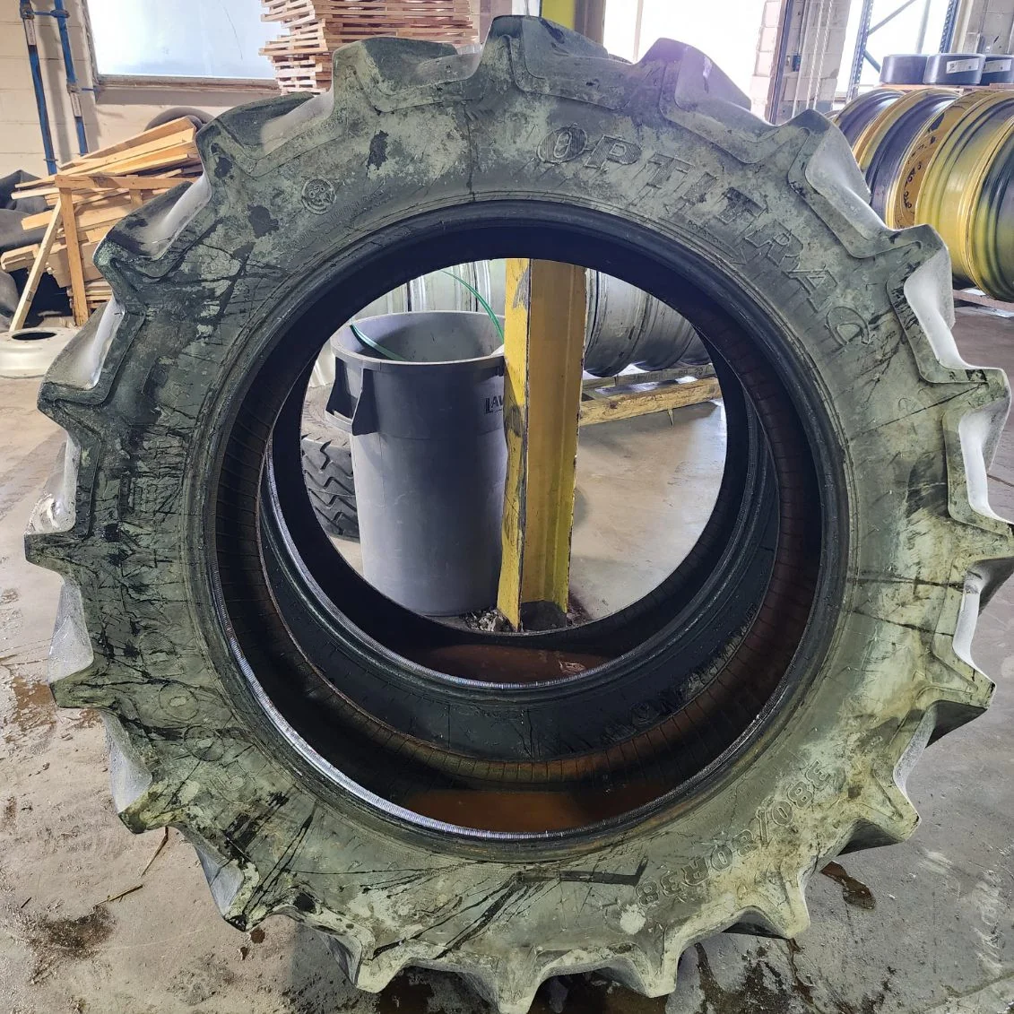 Used 380/80R38 142D Goodyear Optitrac TT R-1W  90-95%