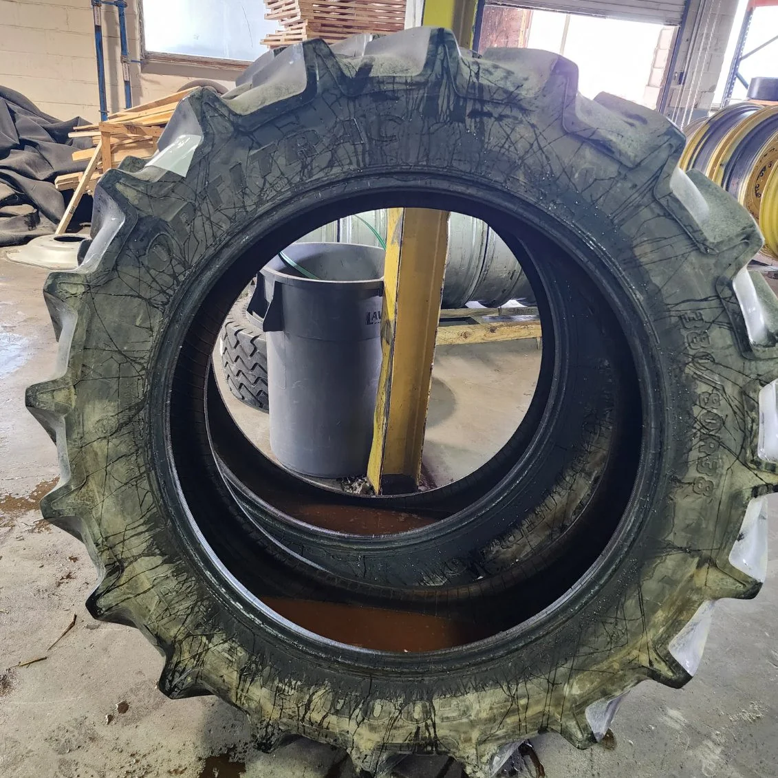 Used 380/80R38 142D Goodyear Optitrac TT R-1W  90-95% image 4