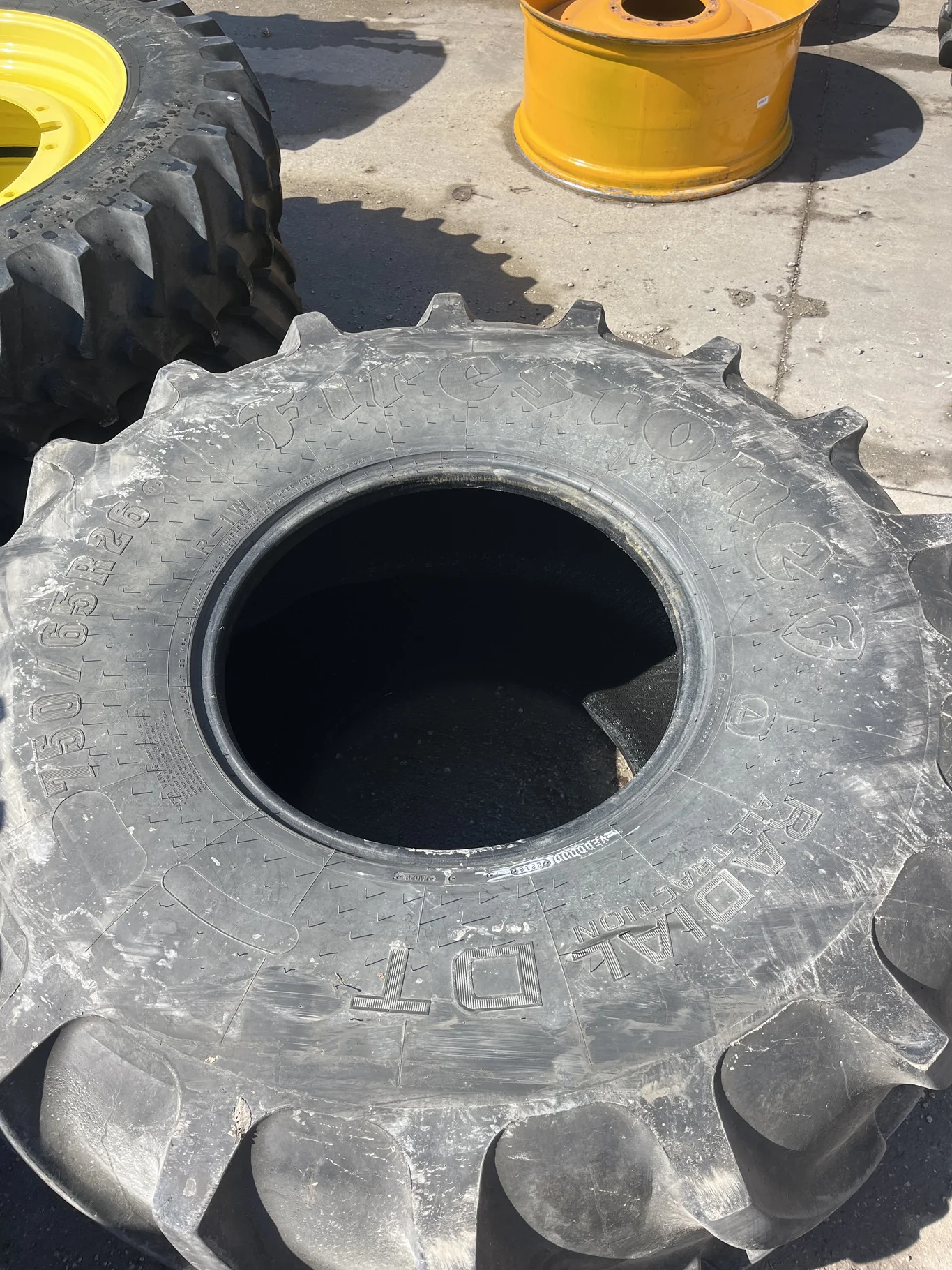Used 750/65R26 169B Firestone Radial All Traction DT TL R-1W 75-80%