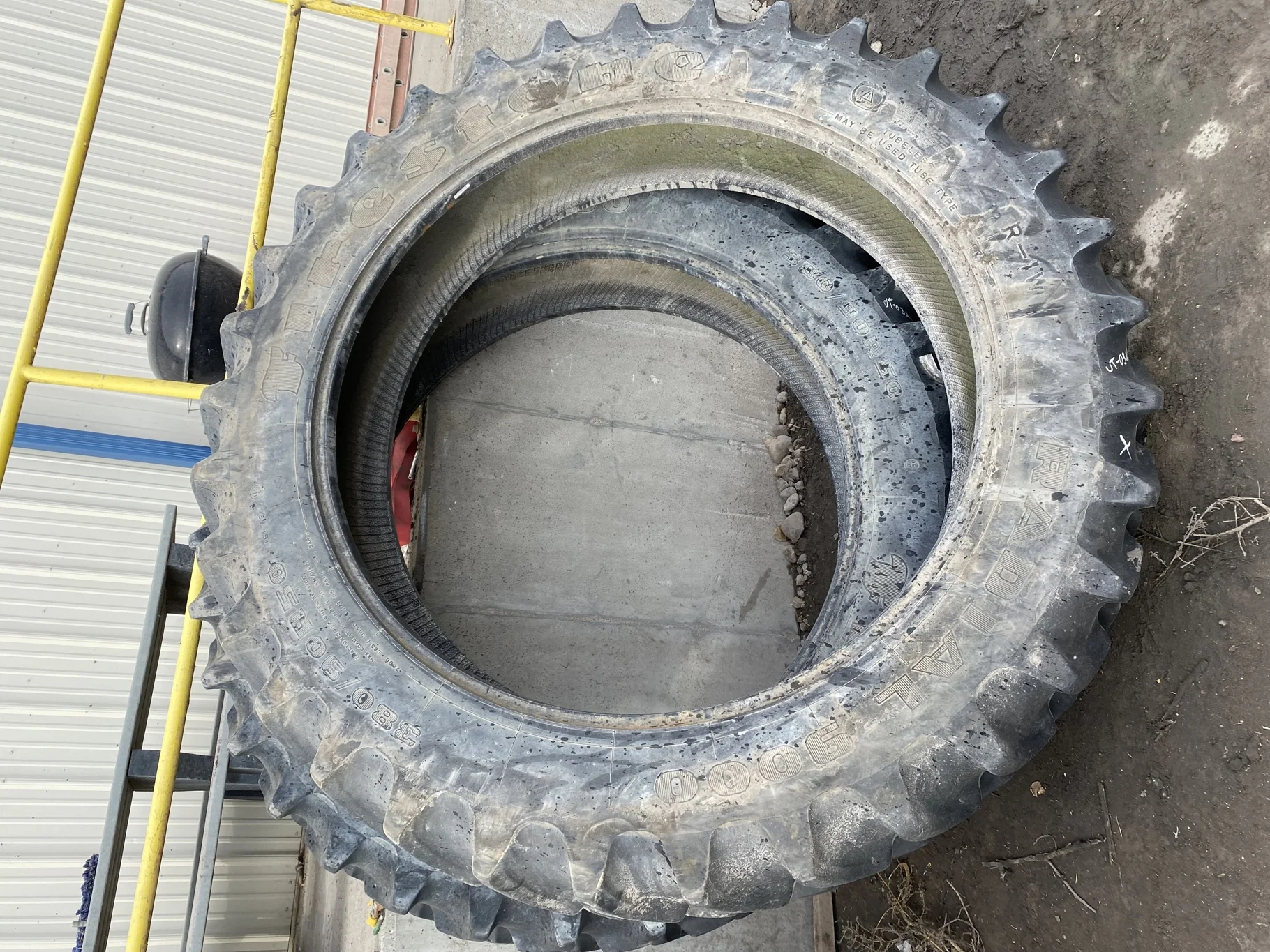 Used 380/90R50 151B Firestone Radial 9000 TL R-1W 85%