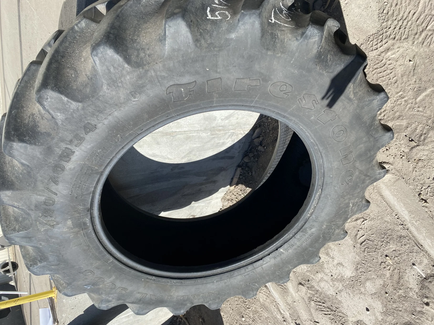 Used 480/70R34 155B Firestone Radial 9000 R-1W TL 80%