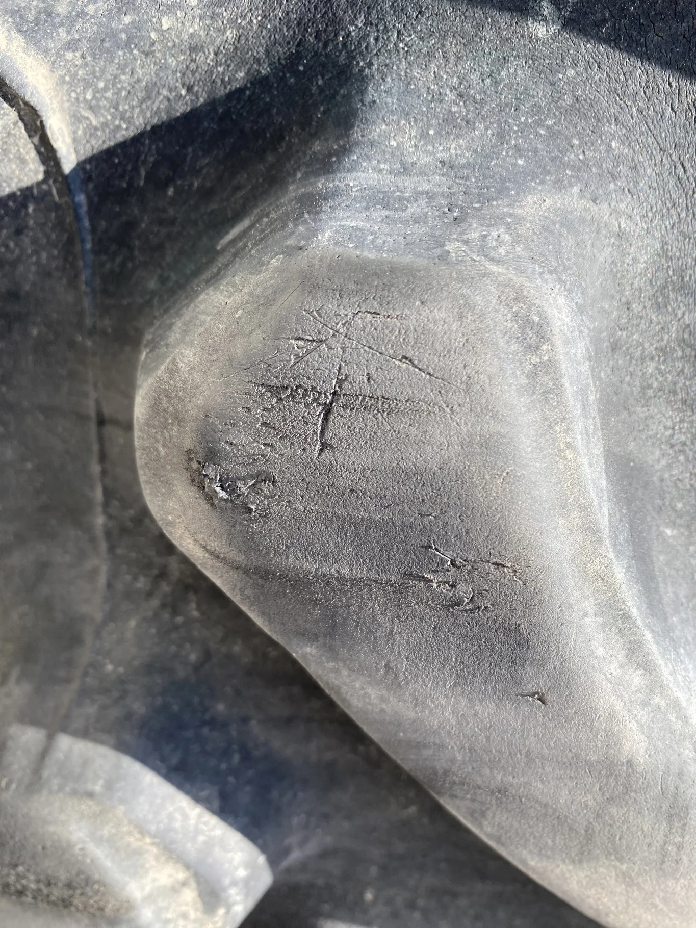 Used 380/80R38 142A8 Firestone Radial All Traction Deep Tread R-1W TL 65% image 4