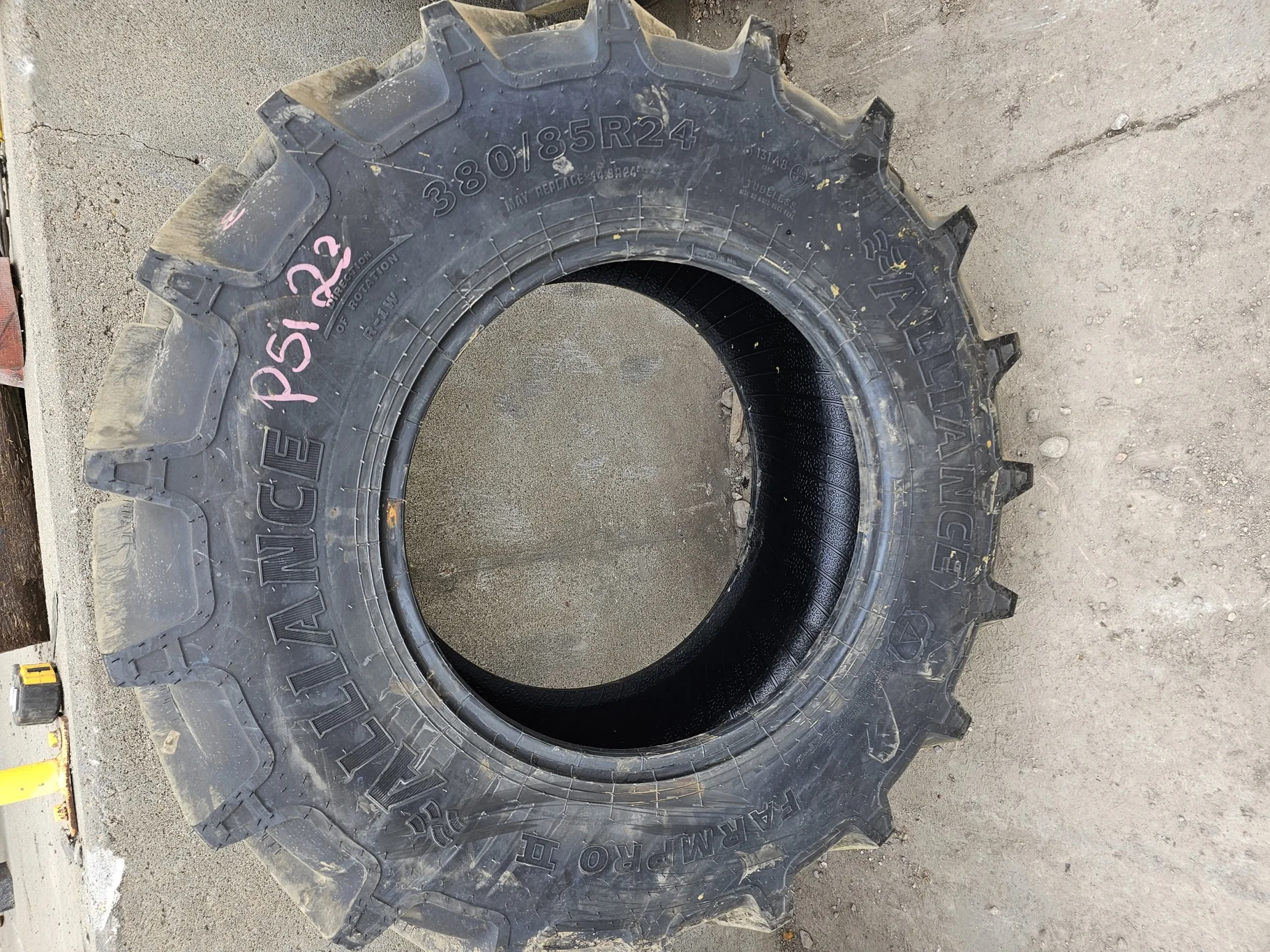 Take-Off 380/85R24 (14.9R24) Alliance Farm Pro 2 131A8/131B TL   (Light Road Wear) image 2