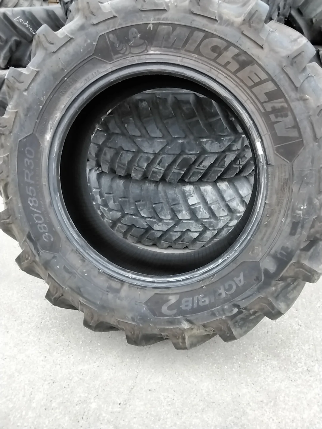Used 380/85R30 140A8 Michelin Agribib2 TL R-1W 90-95% image 2