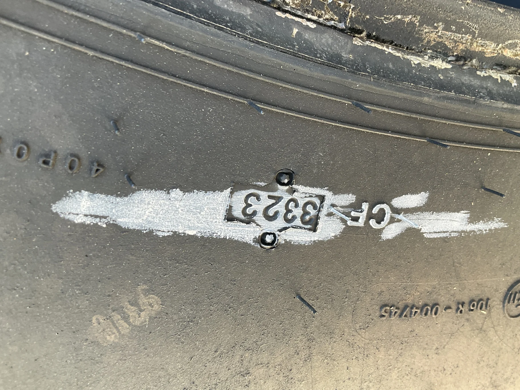 Used 460/85R38 149D Goodyear Optitrac TL R-1W 95-100% image 3