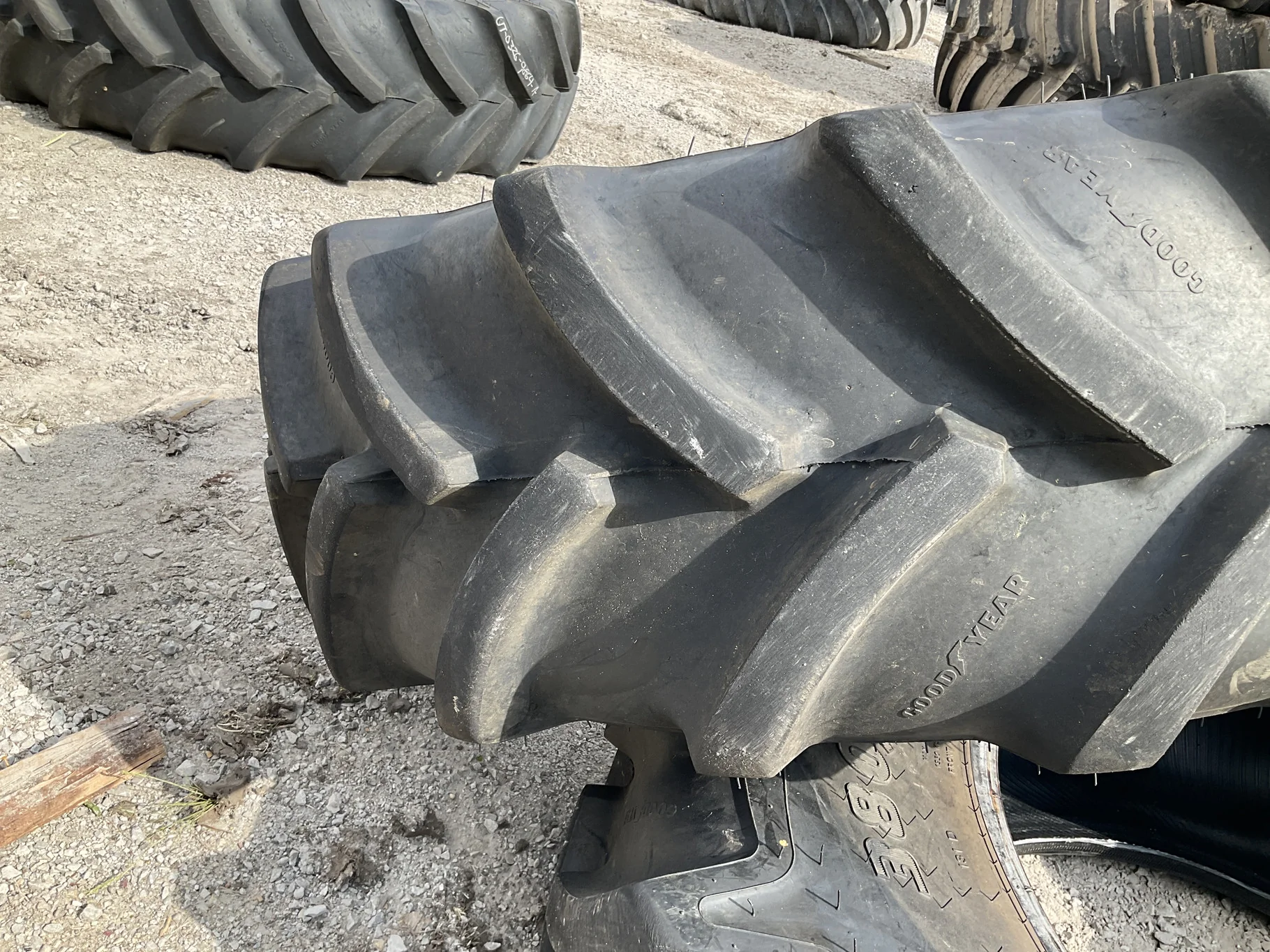 Used 380/85R24 131D Goodyear Optitrac TL R-1W 90-95% image 2