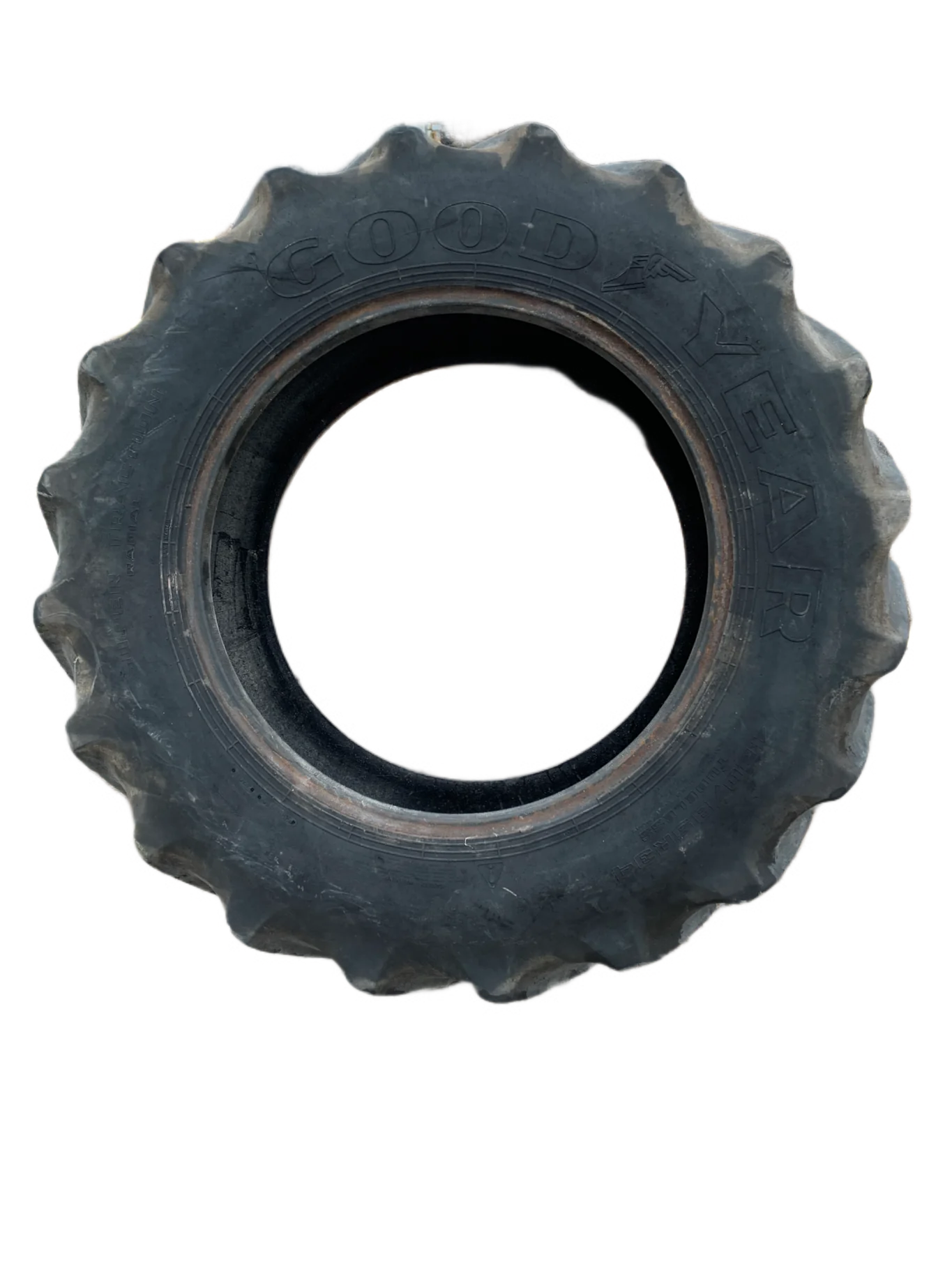 Used 420/85R34 Goodyear Super Traction Radial 65% (Stubble; Weathering Between Lugs; image 2