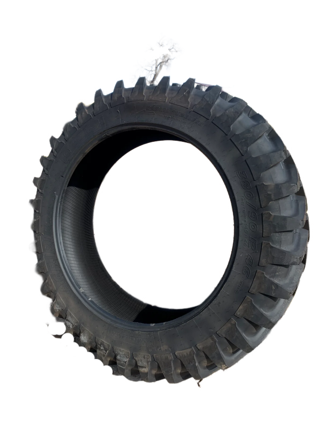 Take-Off 380/90R46 Michelin AgriBib Row Crop R-1W 157B TL - Excellent Condition image 2