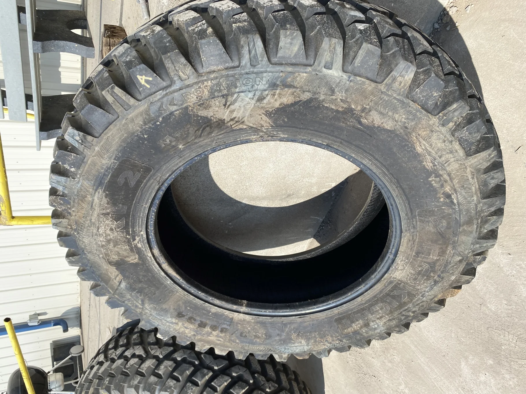 Used 480/80R34 Nokian Tri 2 (155D) TL 75% - Excellent Condition  _x000D_ (Lug Cuts, Lug Stubble, Cut image 2