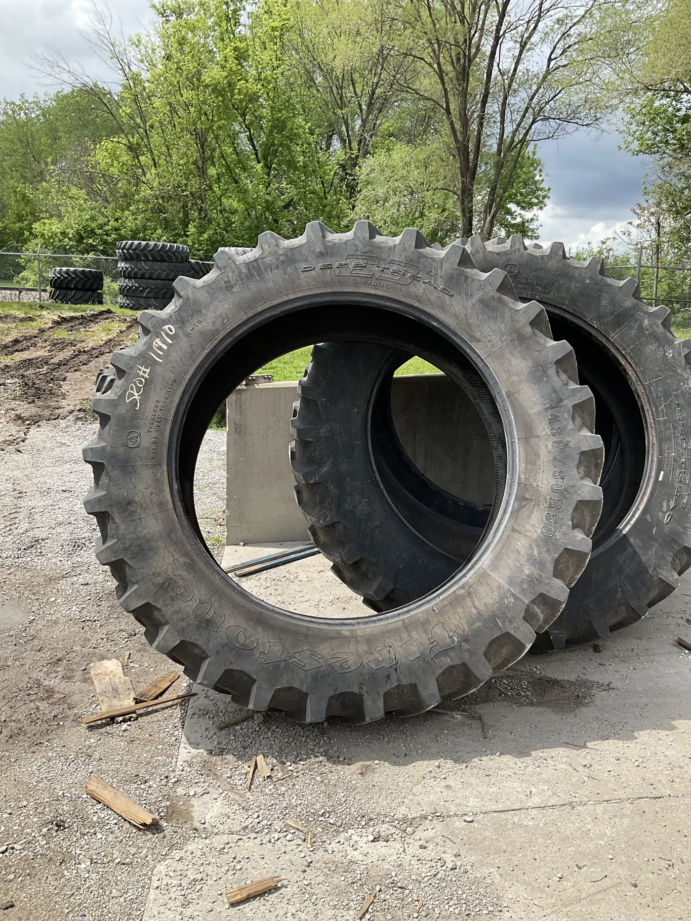 Used 480/80R50 159B Firestone Radial DT23 TL R-1W 55-60%