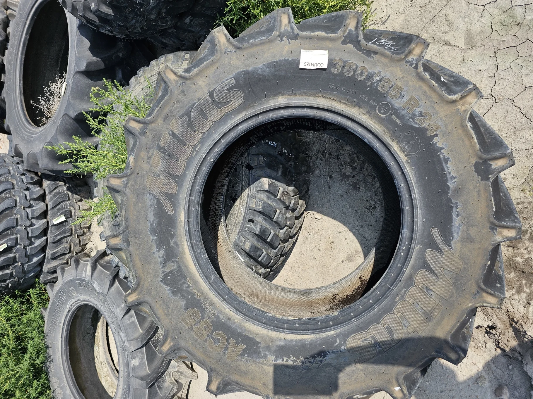 Take-Off 380/85R24 (14.9R24) Mitas AC85 (131A8/131B) TL    (Lug Stubble) image 5