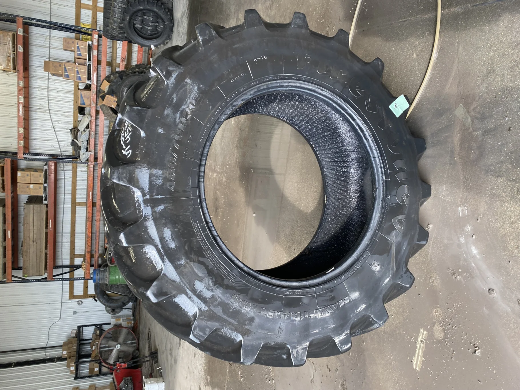Used 480/70R30 152D Firestone Maxi Traction TL R-1W 75% image 2