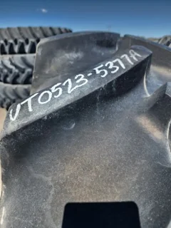 Used IF520/85R42 Goodyear Optitrac 169D 94% ( side wall cut; lug stubble; Between tread cuts)