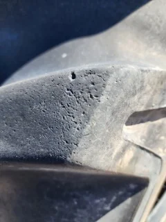 Used IF520/85R42 Goodyear Optitrac 169D 94% ( side wall cut; lug stubble; Between tread cuts) image 4