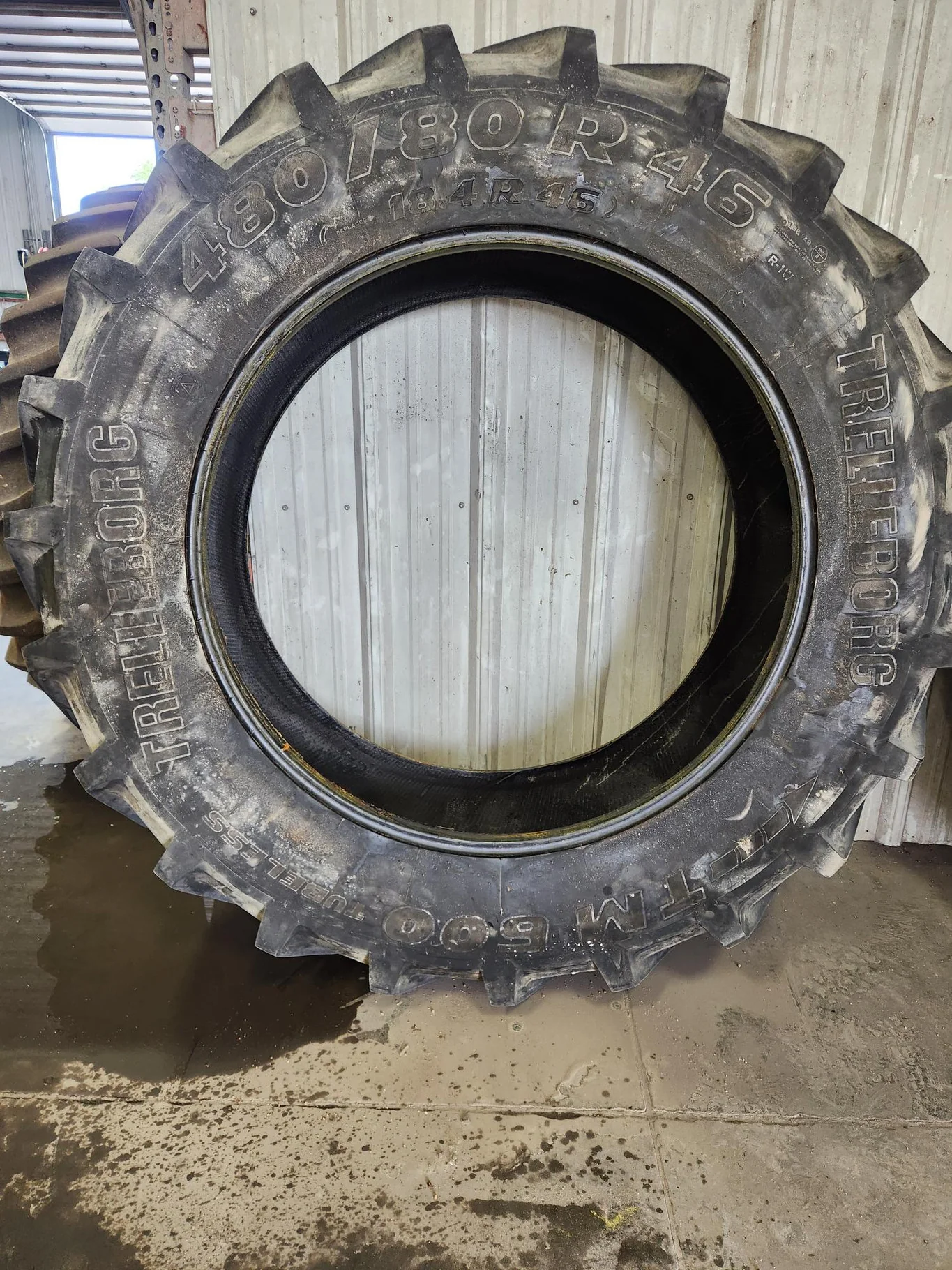 Used 480/80R46 158A8 Trelleborg TM600 R-1W TL 85-90% image 2