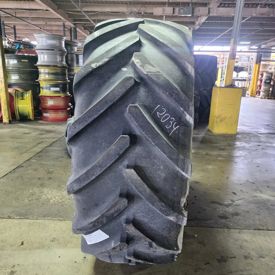 Used 710/70R38 166A8 Goodyear DT820 TL R-1W70-75% image 3