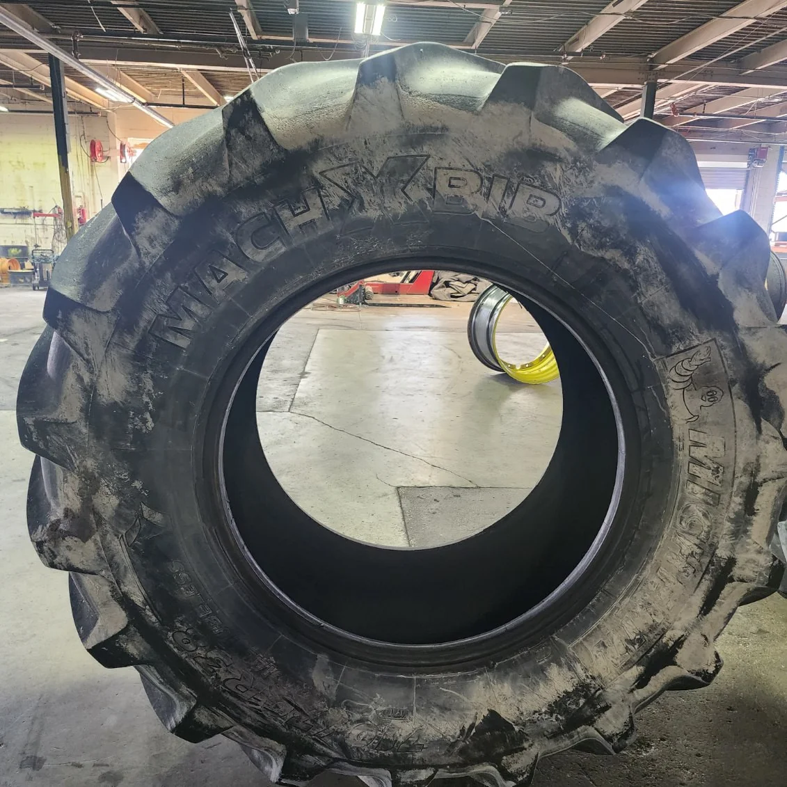 Used 710/70R38 166A8 Goodyear DT820 TL R-1W70-75% image 4
